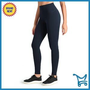 High Waisted Compression Leggings 28" Full Length Workout Pants